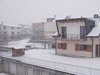 L'inizio della nevicata l'11 pomeriggio